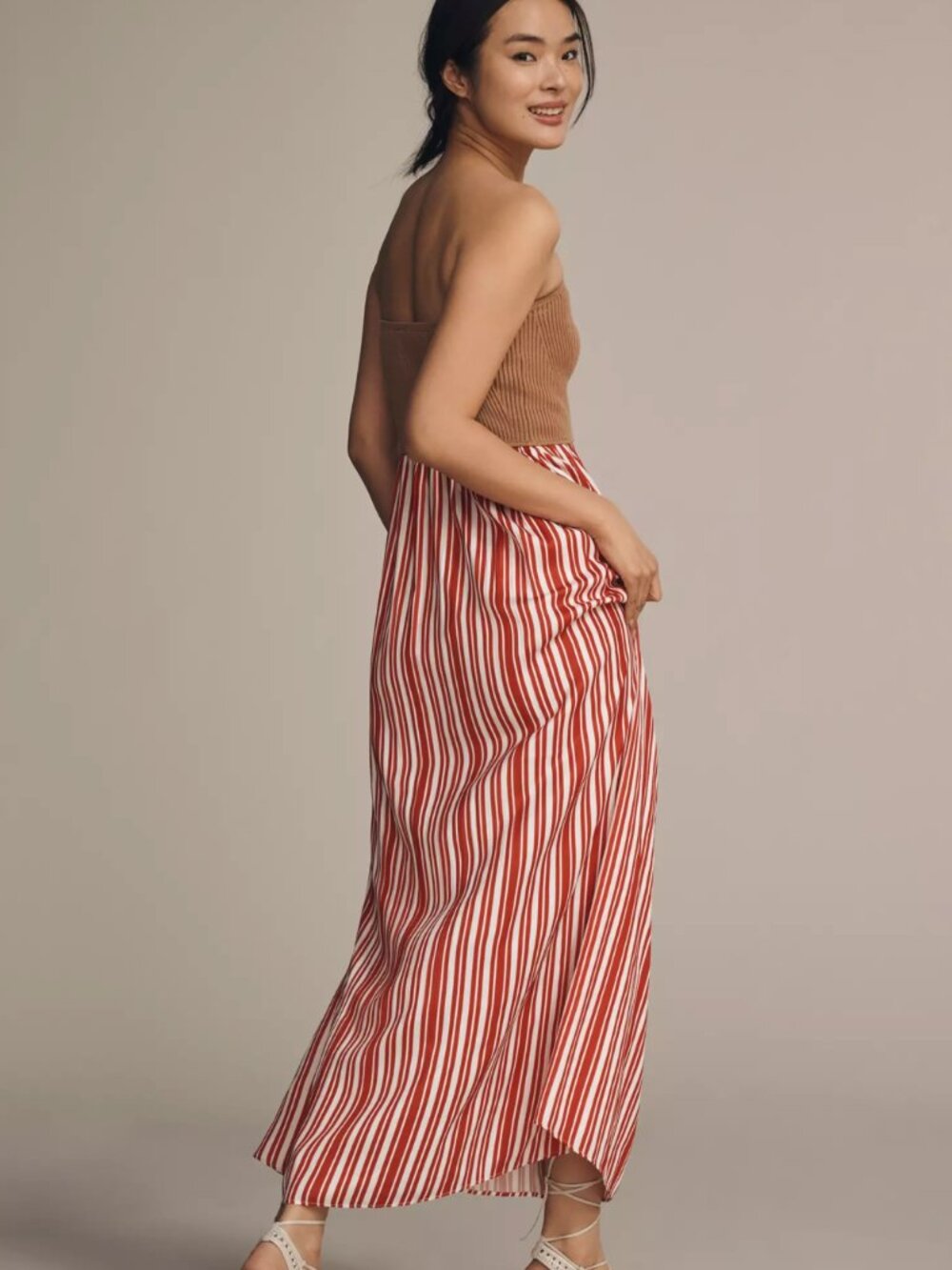 NWT Anthropologie Thea Twofer Sweater Maxi Dress: Strapless Edition S - Picture 2 of 13